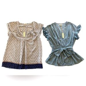 2 Max Studio Blouses Size M Bundle Boho Feminine
